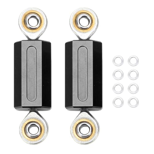 Kelawoly Sway Bar Links Kit Anti Tilt Rod Links Kit Anti-Roll Bar Link Aluminum Alloy Double Bearing Design with Powder Coated Finish for Ryker 600 900 Rally Sport 2019-2025 (Black)