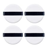 DEAD SKIN Air Cushion Puff 4Pcs Makeup Sponges for Foundation Blending Sponge for Liquid, Cream, Foundation and Powder | Round Powder Puff Korean Makeup Tool
