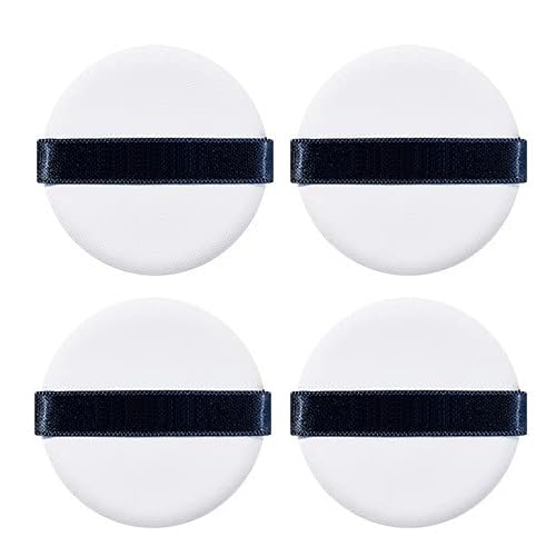 DEAD SKIN Esponjas Puff para Maquiagem com Almofada de Ar Redondas, 4 Unidades