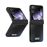 MUDASANQI Case for Xiaomi Mix Flip Case with Screen Protector & Hinge Protection, Slim Thin Shockproof Hard Case Cover for Xiaomi Mix Flip(Black)