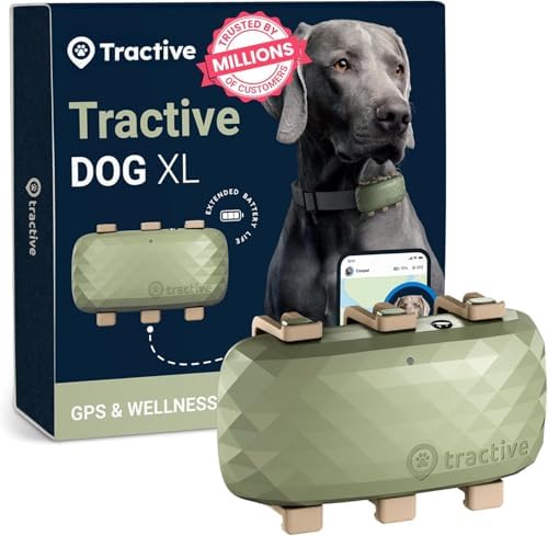 Tractive XL GPS tracker for large dogs over 50 pounds