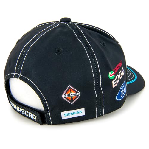 Gorra Checkered Flag Sports Brad Keselowski 2024 Negra/Blanca miniatura 4