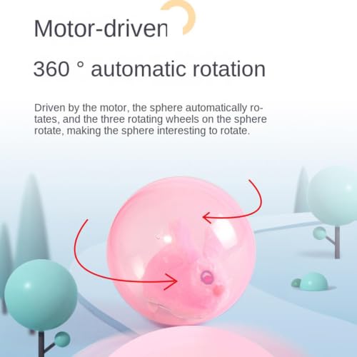 Juego de bolas para gatos electricas con rotacion automatica 5