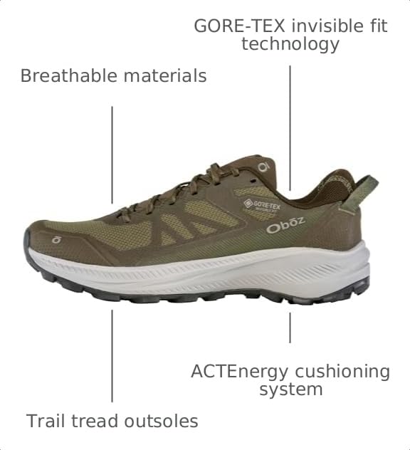 Image of Oboz Men's Katabatic LT Low GTX Hiking Shoe