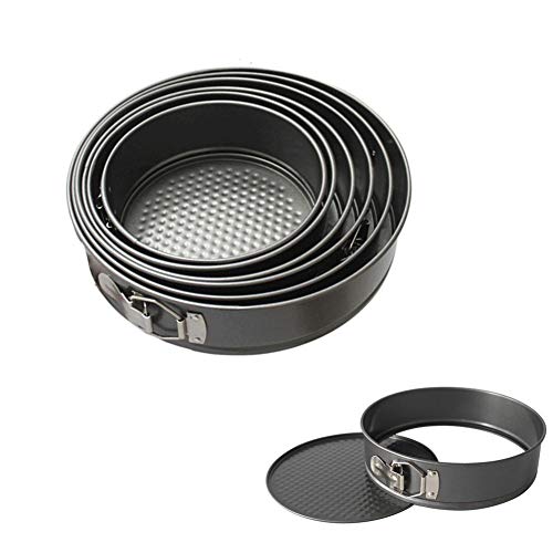 Vommpe Moule à manqué avec charnière, Moule à gâteau Rond Diamêtre 16cm Cover