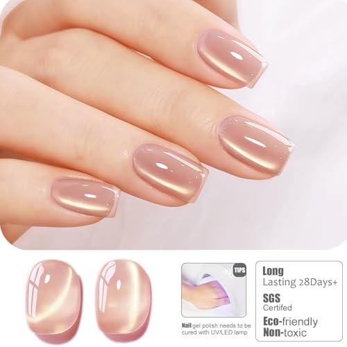 Esmalte de uñas gel Vishine 16ml Beige Nude translúcido miniatura 3