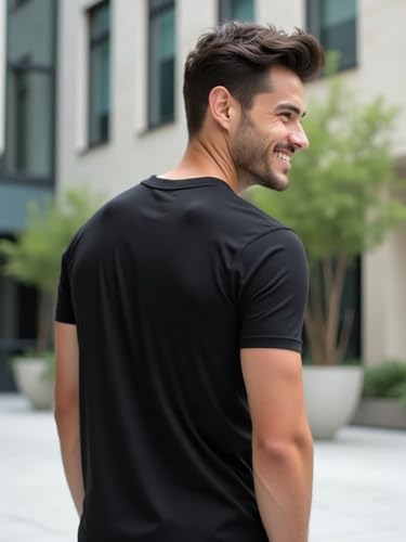 Image of Nobero Men's Regular Graphic Printed T-Shirt for Men | Soft Cotton | Classic Fit | Printed Casual Tshirt for Men
