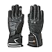 Produktbild 30seven - Beheizbare Motorradhandschuhe - Verstärktes Leder & Primaloft-Isolierung - Wasserdicht & Kälteschutz - 2 Akkus & Ladegerät - Schwarz - XS