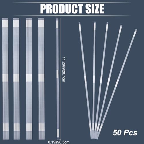 Image of CRASPIRE 50Pcs Thermal Glue Strips for Books Repair Bookbinding Mesh Backing EVA Hot Melt Adhesive Three Point Positioning Office Documents Paper Paperback for Pictures Crafts Albums