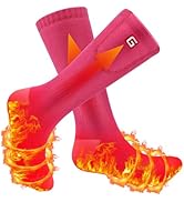 Svpro Beheizte Socken Wiederaufladbare Elektrische Beheizbare Socken Damen Herren Batterie Heizso...