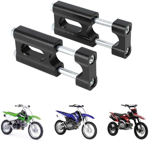 Dirt Pit Bike Handlebar Risers 22mm 7/8” Handle Bar Mount Clamp R...