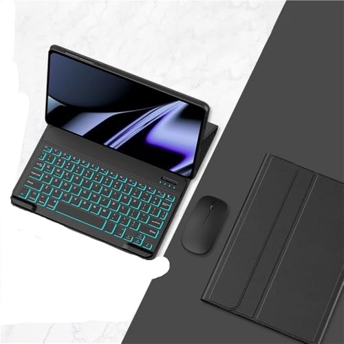 Éviter les rayures MatePad 11.5S étui cuir rabat avec clavier amovible noir