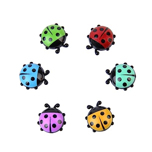 Shuade Juego de 6 pegatinas magnéticas para nevera en 3D, diseño de dibujos animados para tablero de mensajes, recordatorio, decoración del hogar