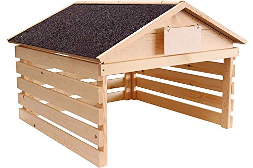 Brandsseller – Robot cortacésped Garaje Carpot Protección de soporte, Beige