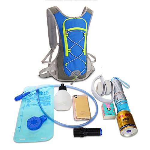 Sac à dos d'hydratation de randonnée compact et léger sac à eau étanche 2L - 3