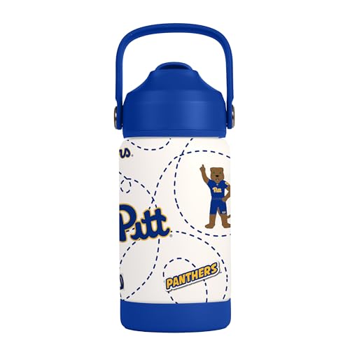 Image of Logo Brands NCAA Mascot Stainless-Steel Kids Bottle -Soft Silicone Mouthpiece, Easy To Carry, Kid-Friendly Design- Great For School & On-The-Go