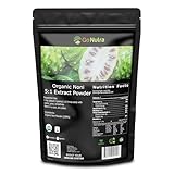 Go Nutra Noni Fruit Powder Organic 5:1 Extract Pure 1lb. (16 oz) Superfood Noni Powder