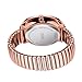 Blekon Collections New Super Large Face Stretch Band Japanese Movement PC21J Fashion Watch (Rose-Gold)