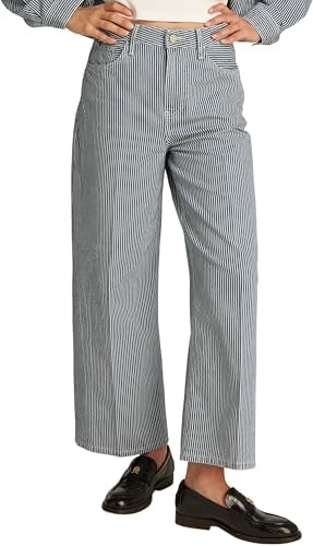 Tommy Hilfiger Damen Jeans Hose Wide Leg High Rise, Mehrfarbig (Jaz), 29W/34L