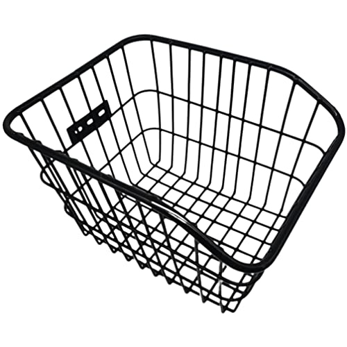 VANZACK 1 Set of Convenient Bike Basket Metal Rear Basket Professional Bike Vegetable Basket Cycling Accessory