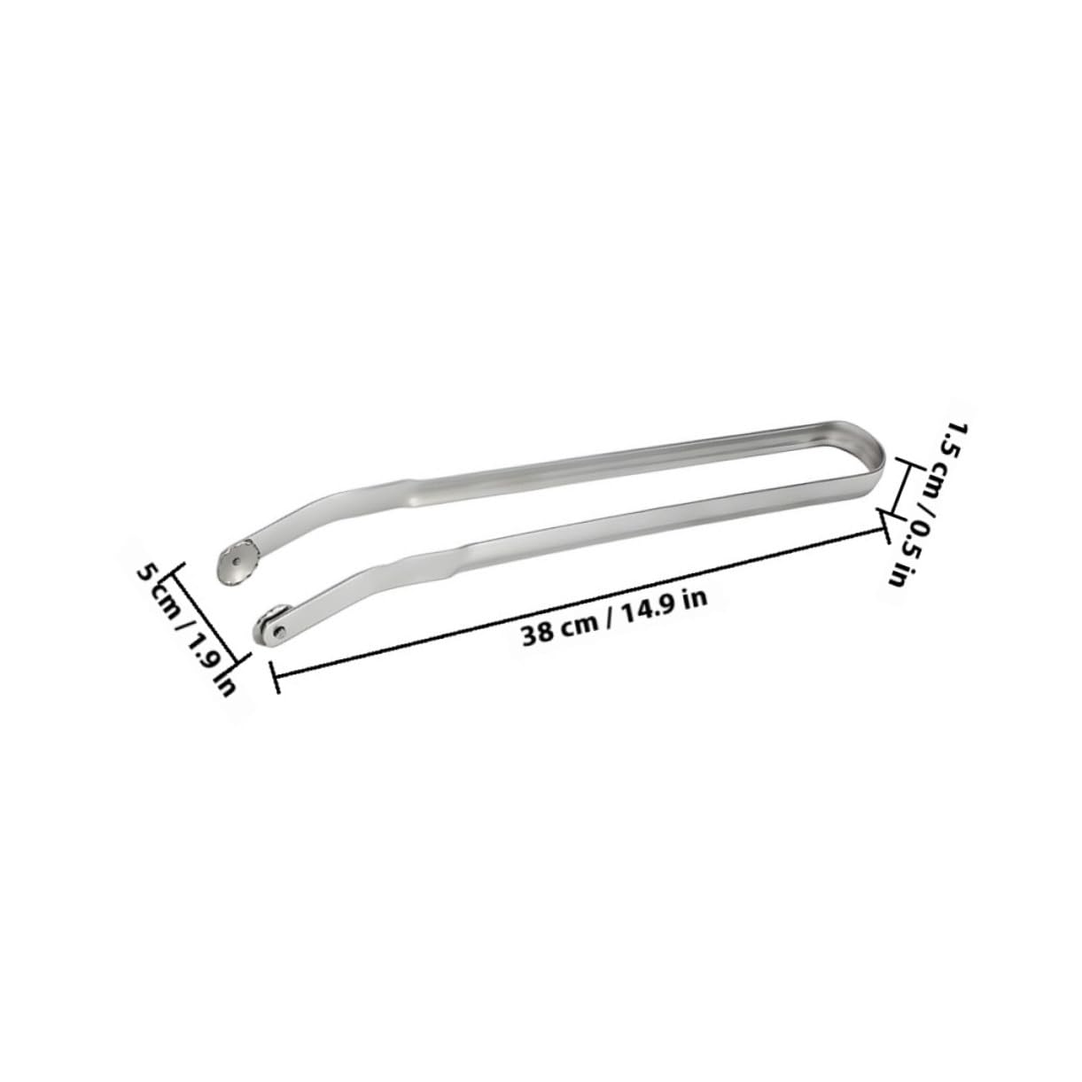 jojofuny Pinze per Barbecue in Acciaio Inox 2 Pezzi Manico e Rotante, Utensili Versatili per Carne e Verdure, per Grigliate All'aperto