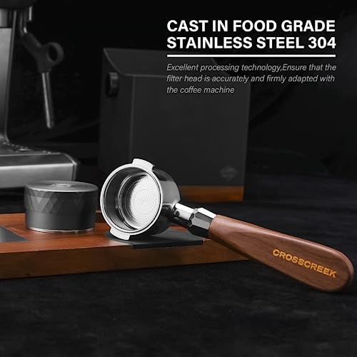 Compare CrossCreek 51mm Espresso Bottomless Portafilter with 2 Ear