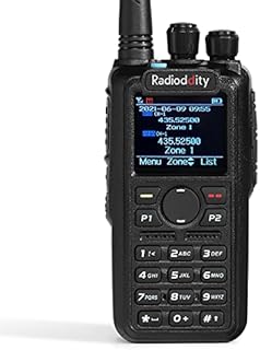 Radioddity GD-AT10G DMR Handheld Ham Radio 10W Digital Analog Long Range (UHF Only), Tier I & II, with GPS APRS, 3100mAh Rechargeable Battery, Work with Hotspot