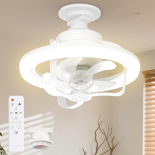 ATOPSUN �V�[�����O�t�@�����C�g LED �t�@���t���Ɩ� ���^ �y����/��悯�Ή��E360°��]�z36W 150W���� 4000LM E26���� ��U�� �z��/�w������������h DC���[�^�[ ���K�i���F���� 3�K�i���ʒ��� 2/4H�^�C�}�[�@�\ 6-