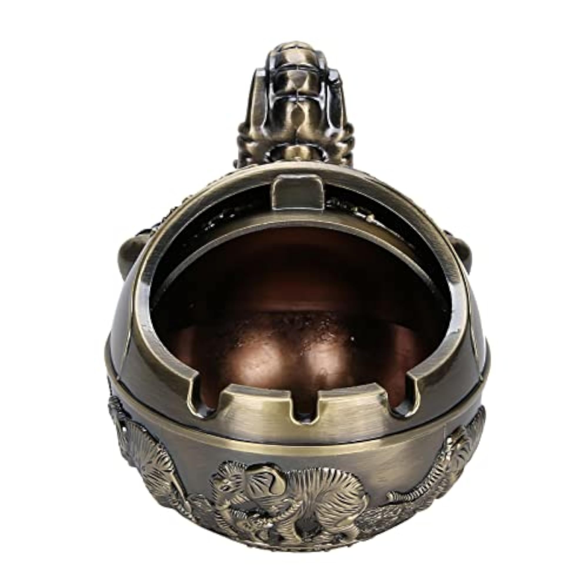 Embossed Decorative Desktop Ashtray for Office Bar