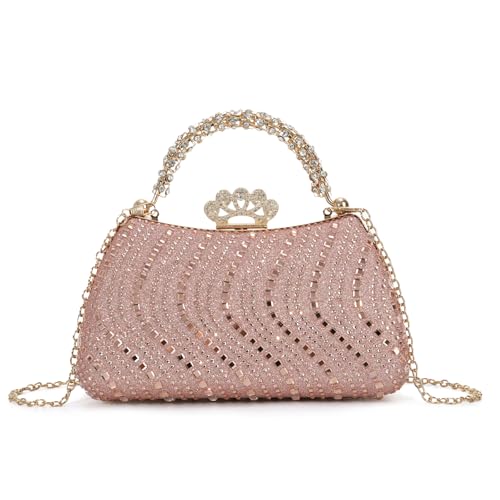 Sac à main pour femme de cérémonie strass brillants haute finition