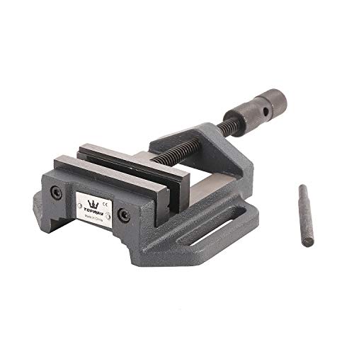 TOPWAY Drill Press Vice 75mm 3 Inch Professional Precision German Type Pillar Bench Drill Vice Clamp for Workshop Milling Machine Machinery Maintenance 403263 2 TOPWAY Drill Press Vice 75mm 3 Inch Professional Precision German Type Pillar Bench Drill Vice Clamp for Workshop Milling Machine Machinery Maintenance 403263 - Image 2