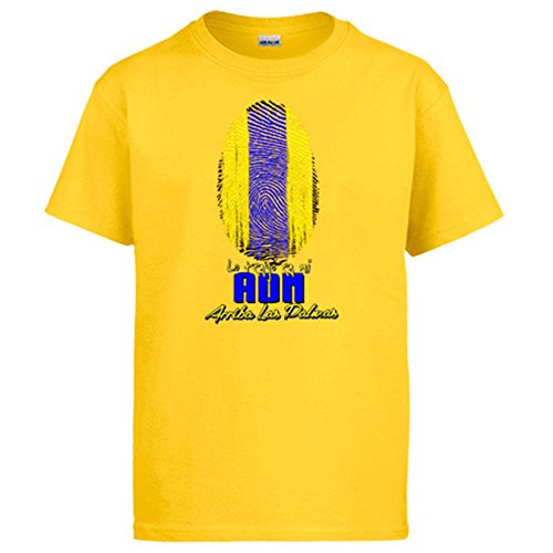 Diver Camisetas Camiseta lo Tengo en mi ADN de Las Palmas para Aficionado al fútbol - Amarillo, M