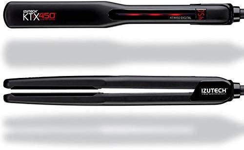 Izutech Ktx 450 - Plancha plana digital (titanio, 3,17 cm), color negro :  Amazon.com.mx: Belleza