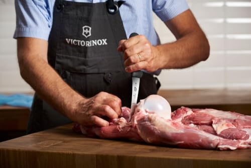 Foto von Victorinox, 5.6603.15, Fibrox, Ausbeinmesser, Extra scharfe Klinge, mit geradem Schliff, robuster Kunststoff-Griff, Schwarz, Made in Switzerland, Spülmaschinengeeignet