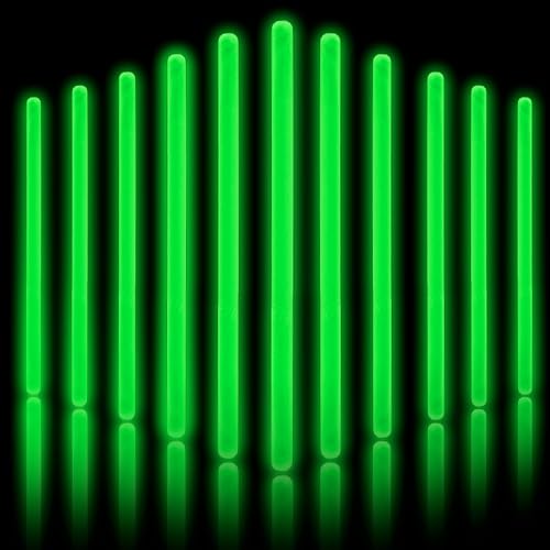 Bâtons Lumineux Verts 25,4cm - Accessoires de Fêtes Fluos Haute Visibilité