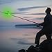 DONGKER 5 PCS Fishing Glow Sticks,Night Fishing Alert Glow Stick LED Fishing Pole Light with Bells for Fishing Rods (0.5-2.8mm Rod Tip)