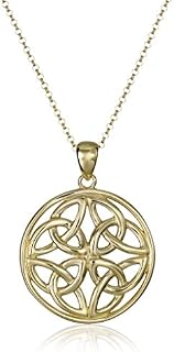 Celtic Knot Pendant Necklace, 18"