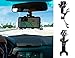 Clamptastick Universal Cell Phone Holder for Mounting On Rearview Mirror Compatible with Mobile iOS Devices, Android Smartphone GPS and More. Black Version 3