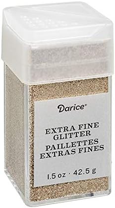 Darice Extra Fine, Champagne, 1.5 ounces Glitter