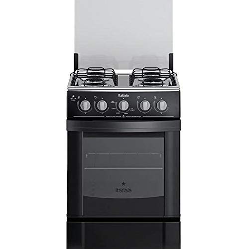 Fogão 4 Bocas Itatiaia Star Clean Preto