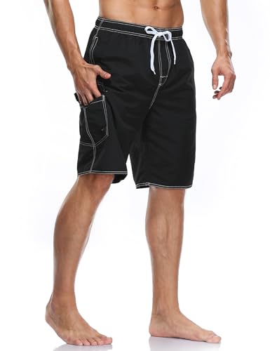 Men's Quick Dry Swim Trunks Board Shorts Swimwear Bathing Suits3