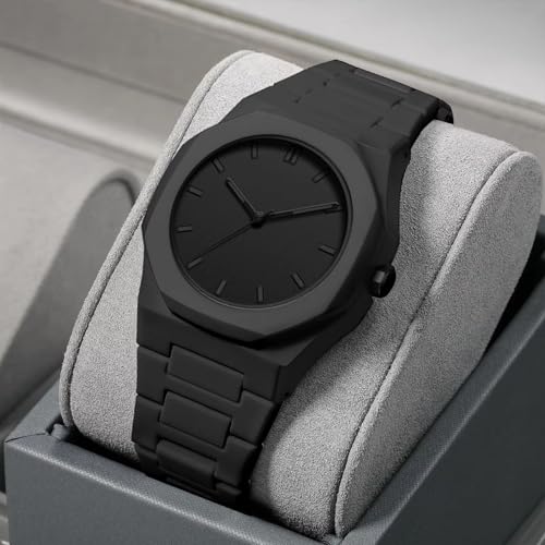Image of WISEWALKER Men's Matte Analog Unisex Watch with Arabic Numerals Minimalist Wristwatch Stylish & Trending Fashion Watch