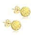 Produktbild Carissima Gold Damen 9k (375) Gelbgold 6 mm Diamantschliff Ball Ohrstecker 1.55.8049
