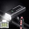 JieLuoTE 10000 mAh 6* T6 Bike Light, USB Oplaadbare LED Fietslicht, 5000 Lumen Koplamp MTB Zaklamp Voor Achterlicht als…
