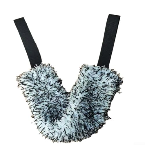 Design innovant, outil de nettoyage de voiture en microfibre, suceur plat efficace et brosse à jantes (noir)