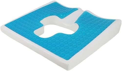 Nozuma 介護用床ずれ防止クッション 尾てい骨シートクッション 体圧分散マット 車椅子対応 ジェルクッション (カバーなし) ムレ予防 高通気性 衝撃吸収 洗える 高齢者・老人ホーム向け 敬老の日プレゼント 持ち運び可能