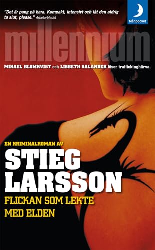 FLICKAN SOM LEKTE MED ELDEN ( swedish language ... [Swedish] 9170014833 Book Cover