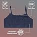 Buyless Fashion Girls Training Bra Cotton Cropped Cami Spaghetti Strap Brallete (10 Pack) - MT10-GA2-S