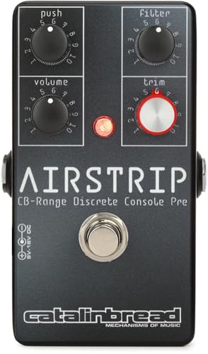 Préamplificateur de piste d'air discrète Catalinbread CB Range avec filtre triple noir