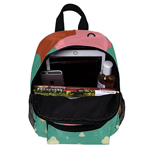 Sac à dos géométrique multicolore de 30,5 cm au style hexagonal - 5